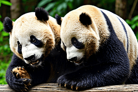 可爱国宝大熊猫摄影配图4