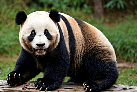 熊猫与竹子高清摄影图片3