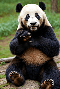 中国国宝大熊猫摄影配图7
