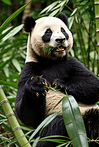 熊猫与竹林高清摄影图片9
