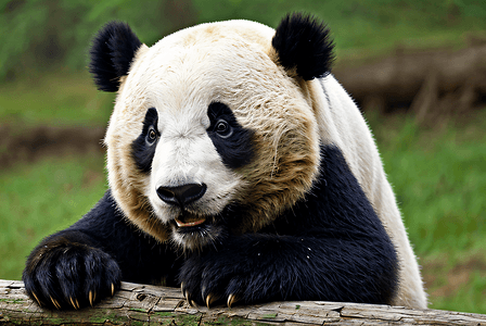 可爱国宝大熊猫摄影配图7