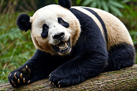可爱国宝大熊猫摄影配图6