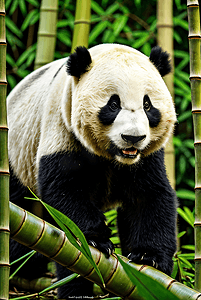 熊猫与竹林高清摄影图8