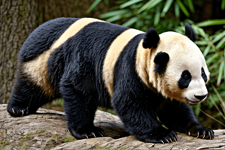 熊猫与竹子高清摄影配图8