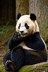 中国国宝大熊猫摄影配图2
