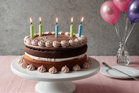 生日蛋糕照片摄影照片_一个美味生日蛋糕摄影照片9