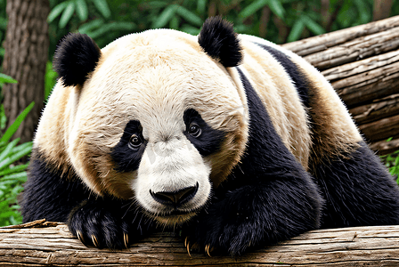 竹林里可爱的熊猫图片9