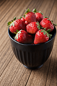 冬季新鲜草莓高清摄影图片3