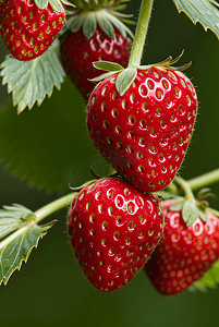 冬季新鲜草莓高清摄影图片2