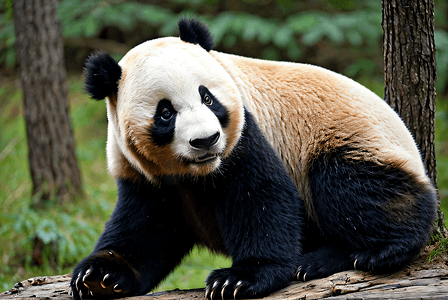 竹林里可爱的熊猫图片4