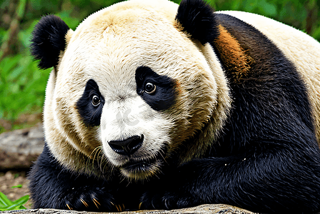 竹林里可爱的熊猫图片10