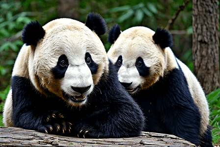 正在爬行的熊猫摄影图4
