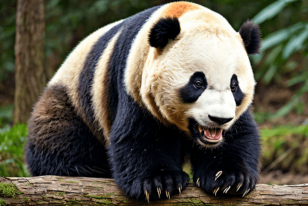 熊猫与竹子摄影照片_熊猫与竹子高清摄影配图9