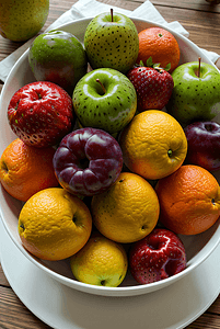 新鲜健康水果摄影图