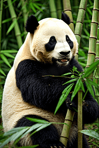 熊猫与竹林高清摄影照片7
