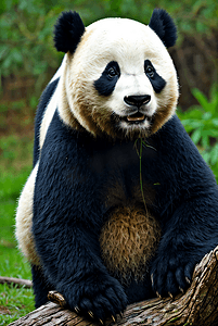 竹林，竹子，竹叶摄影照片_中国国宝大熊猫摄影图片