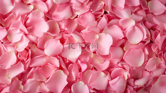 平铺粉色背景背景图片_粉色玫瑰花瓣平铺图片