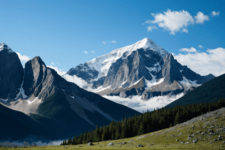 雪山山脉山峰摄影图4