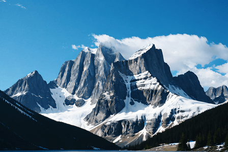 雪山山脉山峰摄影图7