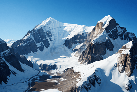 雪山山脉山峰摄影图9