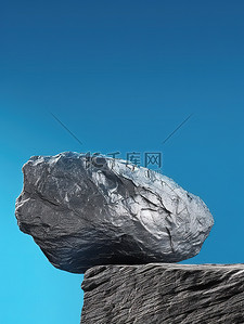 岩石黑色空镜背景