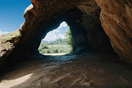 山洞洞口高清摄影图片5