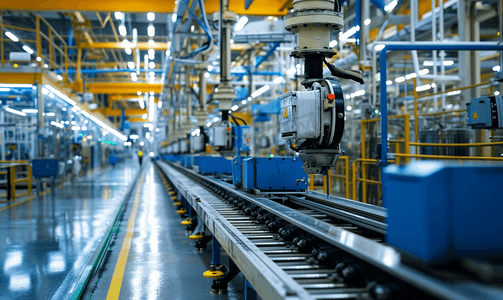 工业自动化生产组装生产线工厂车间