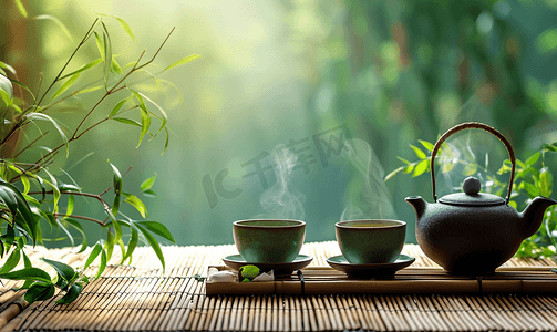 茶道字形茶具摄影照片_中国茶道茶艺文化