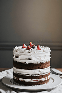 香甜软糯的蛋糕高清图1摄影图