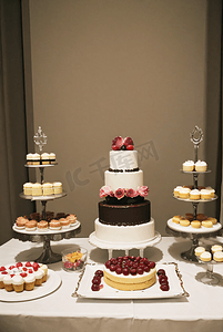 婚礼婚庆宴会典礼甜品桌摄影照片5