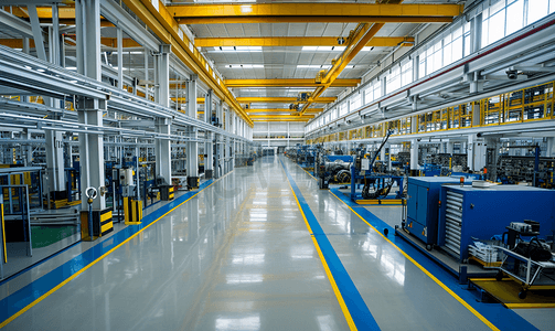 工业自动化生产组装生产线工厂车间