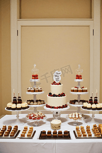 婚礼婚庆宴会典礼甜品桌摄影图片5