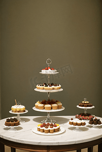甜品桌摄影照片_婚礼婚庆宴会典礼甜品桌摄影照片4
