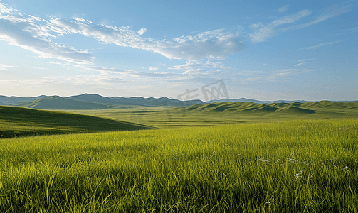 内蒙古大草原天然牧场