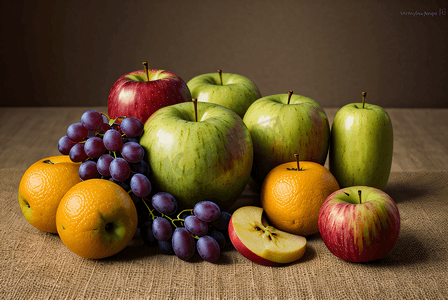新鲜健康水果高清摄影图