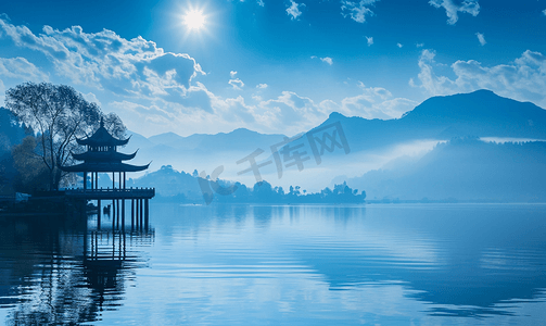 中国的西湖风景