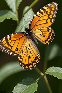 黄色蝴蝶高清摄影图8