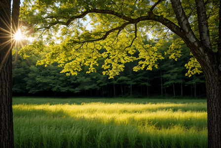 春天的树林森林摄影图9