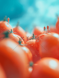 高清新鲜美味西红柿图片背景图4