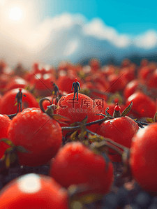 水果背景背景图背景图片_高清新鲜美味西红柿图片背景图89