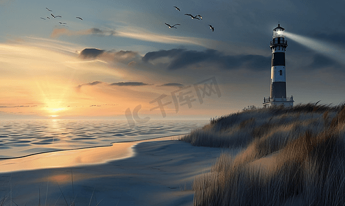 海岸上伫立的灯塔4