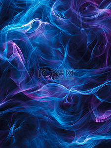 水彩渐变背景图片_黑紫色鎏金流线线条抽象艺术背景21