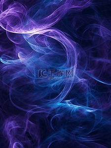 黑紫色鎏金流线线条抽象艺术背景8
