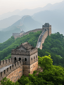 自然风景摄影照片_人文景观风景北京长城