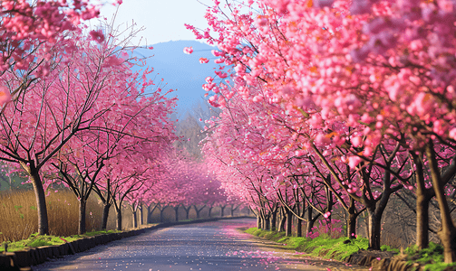 美丽的樱花园摄影1