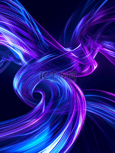 黑5背景图片_黑紫色鎏金流线线条抽象艺术背景5