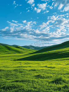 大草原旅行摄影照片_内蒙古大草原天然牧场