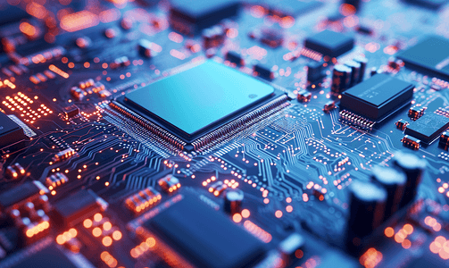 科技电路板CPU电子芯片