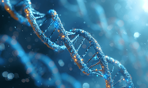 生物基因摄影照片_DNA染色体基因螺旋形生物科学
