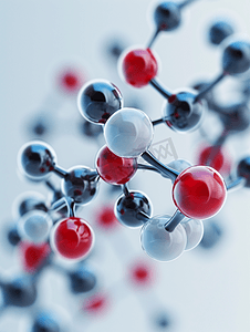 分子模型的三维图科学医疗